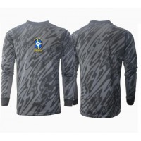 Camiseta Brasil Portero Segunda Equipación Replica Copa America 2024 mangas largas